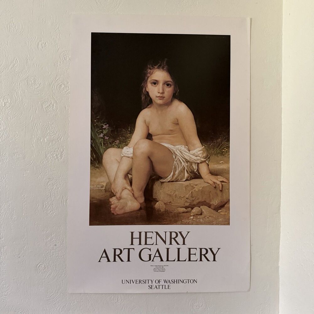 William Adolphe Bouguereau Henry Art Gallery Museum Poster Print Large 37.5x24.5